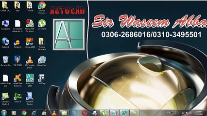 Learn Rectangle in autocad by sir waseem abbas golo