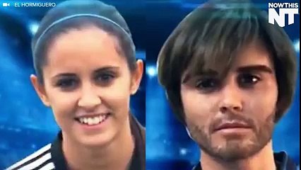 Female soccer player disguised herself as a man and plays with boys