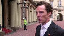 Benedict Cumberbatch defends himself to reporters