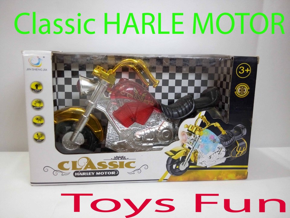 Classic Harley Moter Bike  Full Function  Toys Fun For Kids
