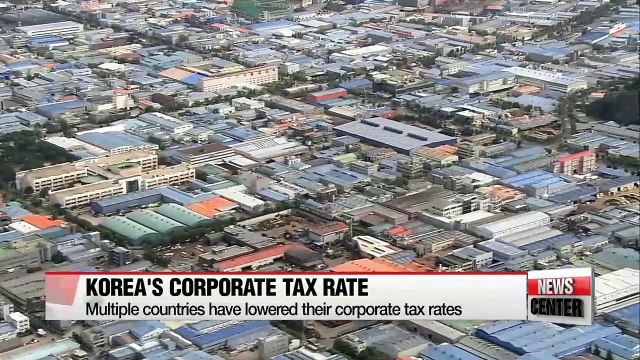 Korea's corporate tax to GDP ratio 6th in OECD