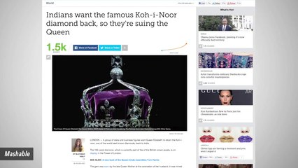 Koh-i-Noor Diamond Return Demand from Britain