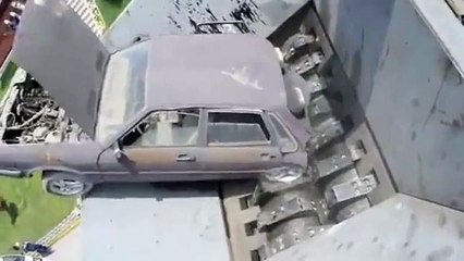 Most Powerful Car Crusher