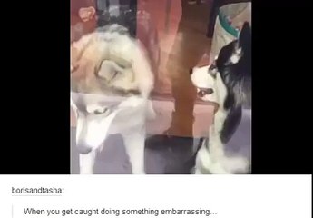 When you get caught doing something embarrassing