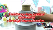 DIY Shopkins Season 3 Storage Wendy Wedding Cake! Shopkins tutorial, homemade Shopkins Toy Craft