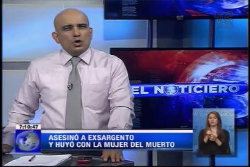 ASESINÓ A EXSARGENTO Y HUYÓ CON LA MUJER DEL MUERTOASESINÓ A EXSARGENTO Y HUYÓ CON LA MUJER DEL MUERTO