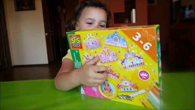 7 DIY Princess Crowns, Paper Crown Toy with GLITTER ❤ get creative ❤