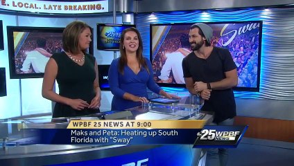 Maksim Chmerkovskiy visits WPBF 25 News to promote 'Sway'