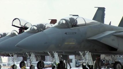 SUPER POWERFUL !!! US Air Force F 15 always ready for Su 30 Aircraft