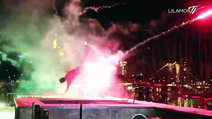 Amazing Talent with Fireworks - Must Watch