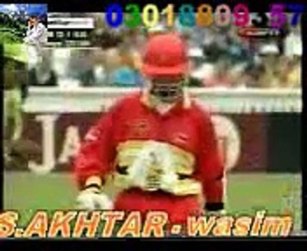 Shoaib Akhtar Breaking wickets.....must watch!