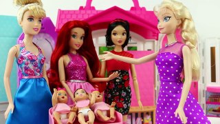 DisneyToysFan - Frozen Elsa’s Potty Training Class with Cinderella, Snow White, and Ariel