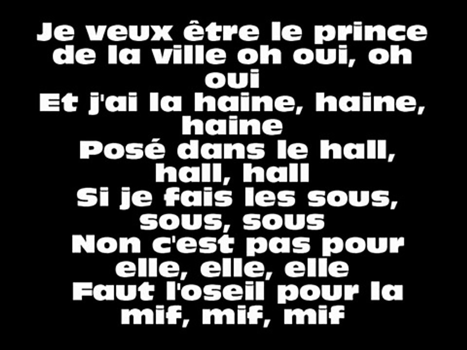 DTF - Les Princes ( Paroles )