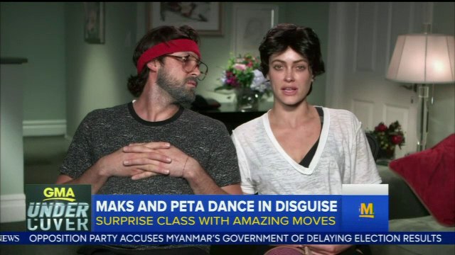 Peta Murgatroyd & Maksim Chmerkovskiy - GMA Undercover Agents