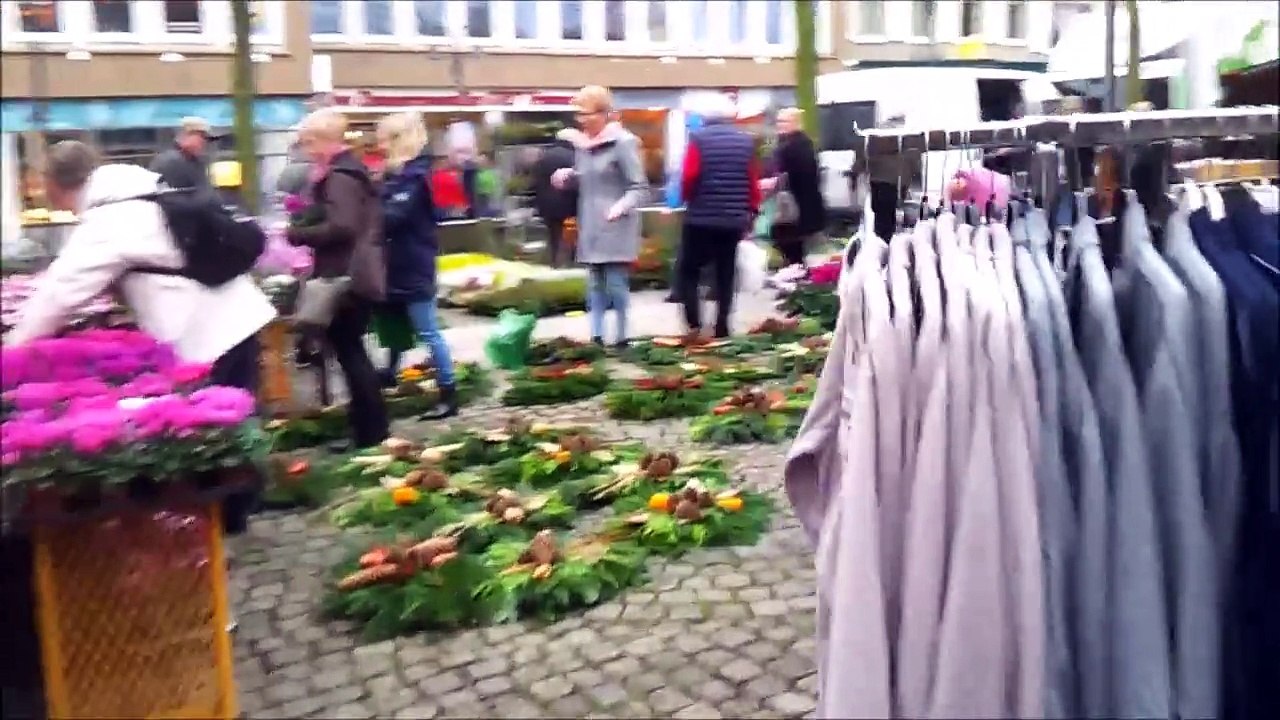 Zukunft baut Pinneberg - Wochenmarkt Dienstag Drosteiplatz November 2015 /Full Film/Complete Movie/Ganzer Film