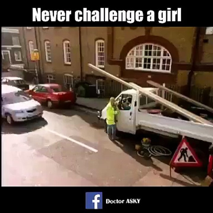 Never Ever Challenge a Girl