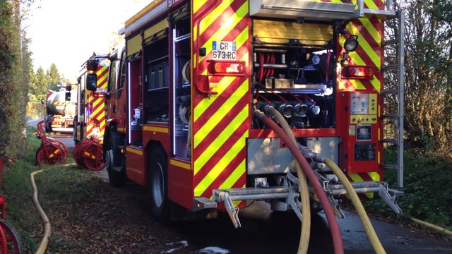 Feu de pavillon à Fumichon