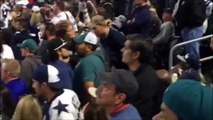 Un fan des Cowboys éclate un fan des Eagles : KO en un coup de poing