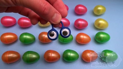 Learn Patterns with Surprise Eggs! Opening Surprise Eggs filled with Toys! Lesson 14