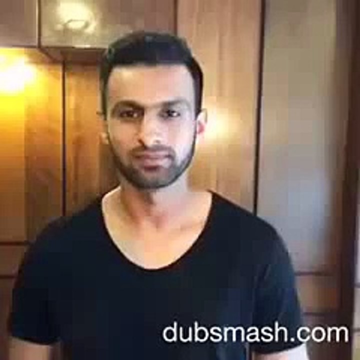 Shoaib Malik dubsmash pakistan -