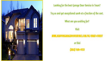 Garage Door Opener Repair Service in Wake Forest, NC
