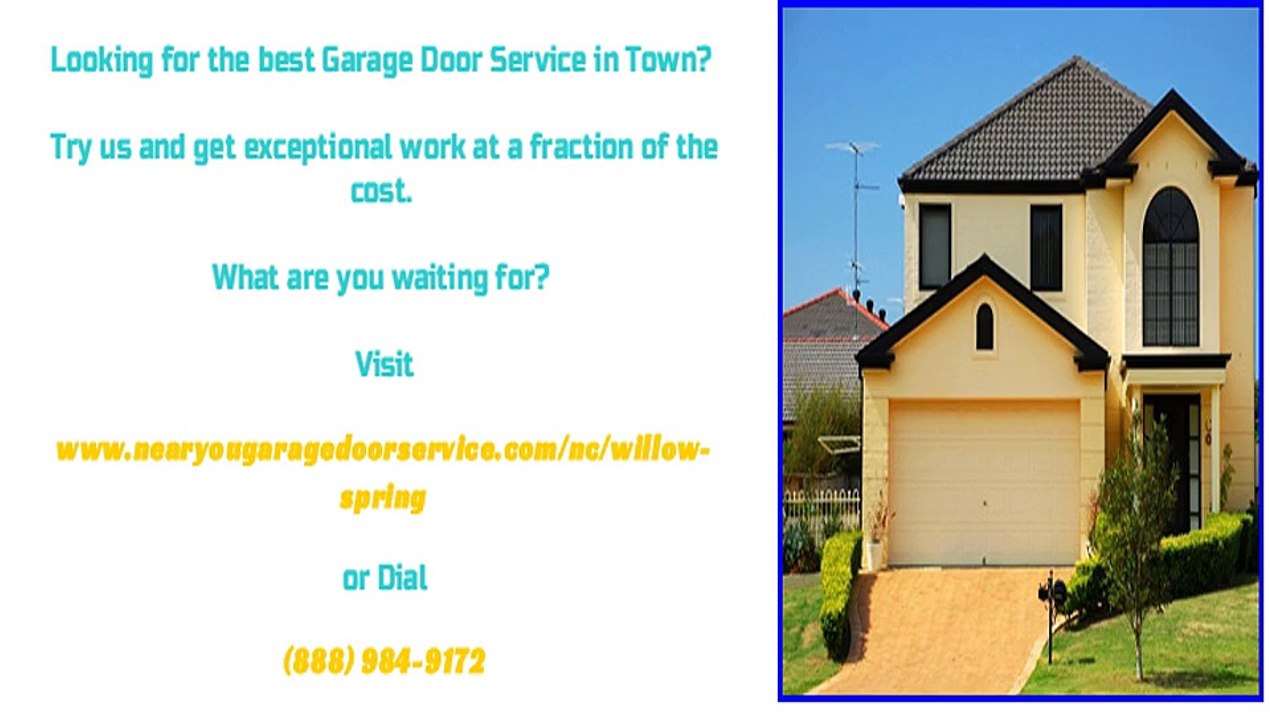 Garage Door Repair in Willow Spring, NC