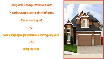 Garage Doors Repair Service in Youngsville, NC