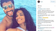 Russell Wilson y Ciara calientan las playas de México