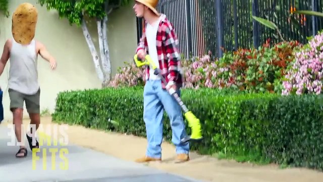 WEED WHACKER PRANK!