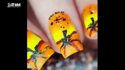Beautiful Nail polish style for girls