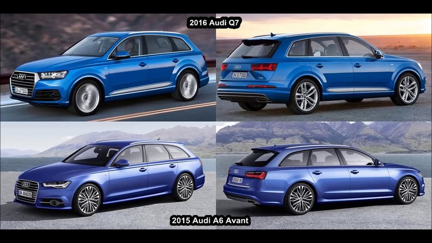 2016 Audi Q7 Vs 2015 Audi A6 Avant (Wagon) Whats the Difference? -  Dailymotion Video
