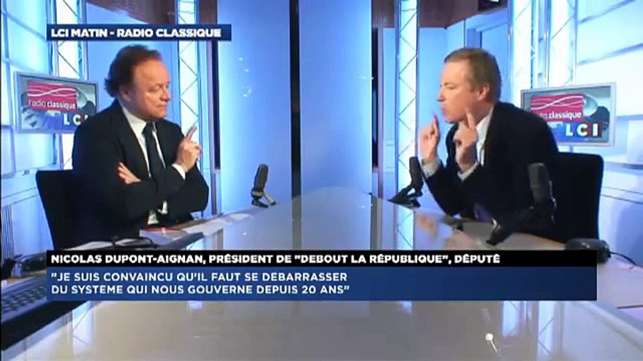 Nicolas Dupont-Aignan - Rapport avec le FN - Invité sur LCI le 10/10/13