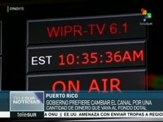 EE.UU. busca subastar televisora pública de Puerto Rico