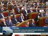 España: Parlamento aprueba resolución para independencia de Cataluña
