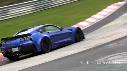 2015 Corvette Z06 with F1 Gearbox Testing on the Nurburgring