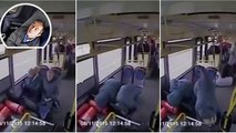 Bus driver falls asleep at the wheel and crashes the vehicle