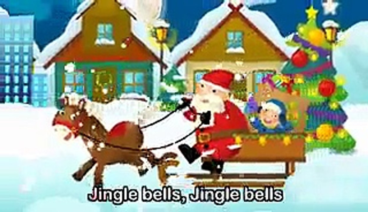 Jingle Bells with lyrics - Christmas Songs & Kids Nursery Rhymes 2015