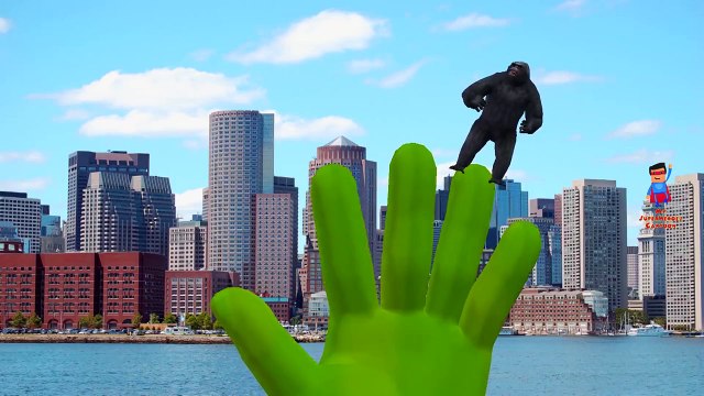 Animals Cartoons Finger Family Children Nursery Rhymes | Animals Finger Family Rhymes for