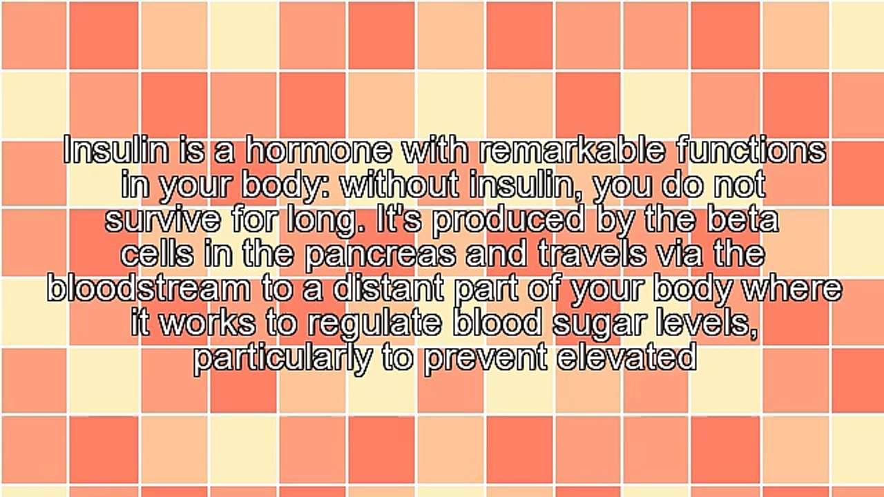 Type 2 Diabetes - The Important Role Of Insulin in Your Body