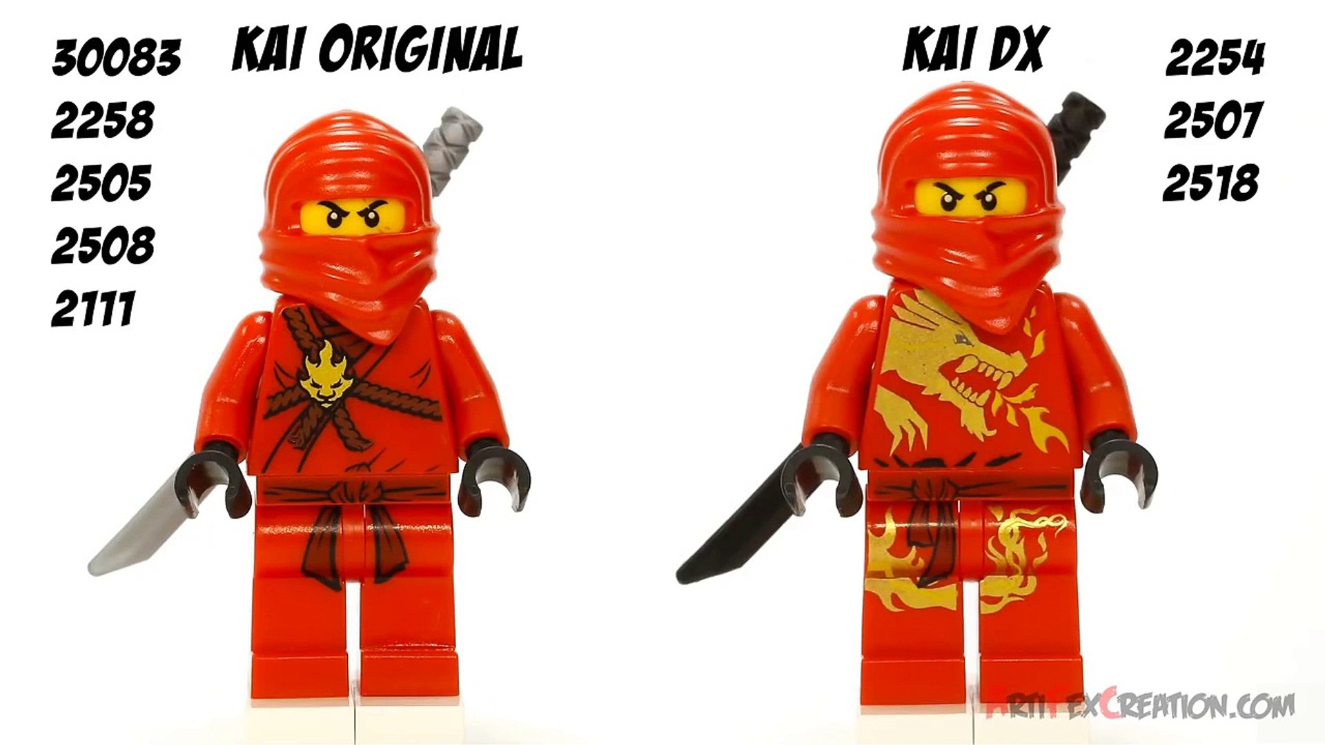 LEGO Ninjago: Kai - The Red Ninja Through the Years! - Dailymotion Video