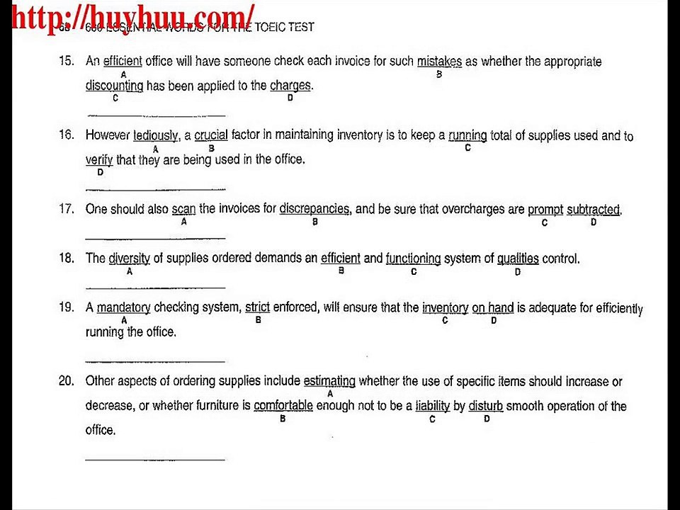 Barron 600 Essential Words For The Toeic Second Edition