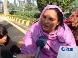 Rape victim, family protest against police