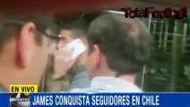 James Rodriguez y David Ospina son descubiertos en un Autobus en Chile 2015