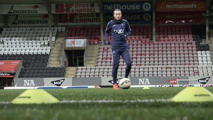 Avec l'équipe féminine de Paris à Örebro