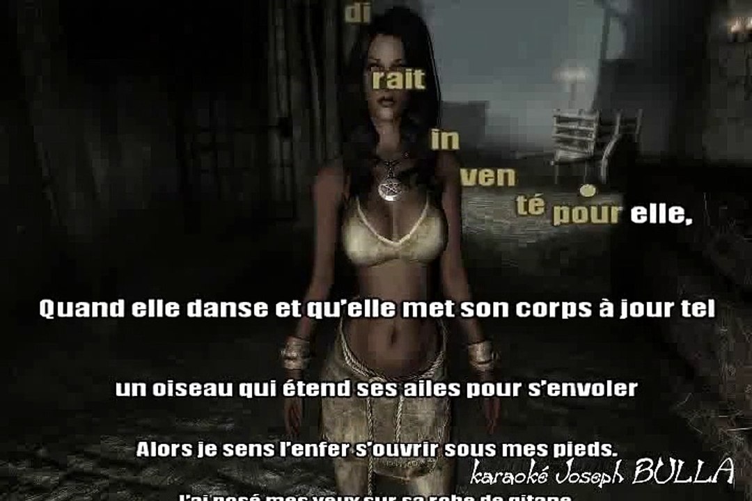 Cocciante Belle Notre Dame de Paris karaoké Joseph BULLA