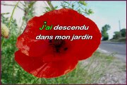 Comptine Gentil coquelicot karaoké Joseph BULLA