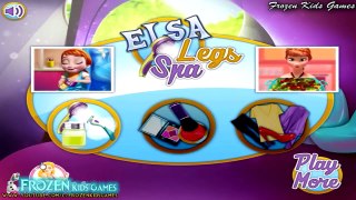 Frozen Games - Princess Elsa Beauty Legs Spa - Disney Frozen Games For Kids