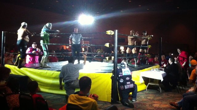 The Boogie Woogie Man Handsome Jimmy Valiant & The Boogie Woogie Boy Gary Valiant vs. The Prince of Pain Joe Kane & Reno Diamond - Championship Wrestling