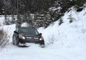 Subaru Outback Takes on Deep Canadian Snow