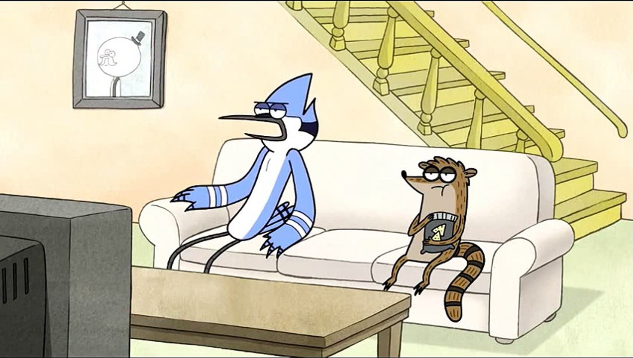 Regular Show-Mordecai V.S Rigby